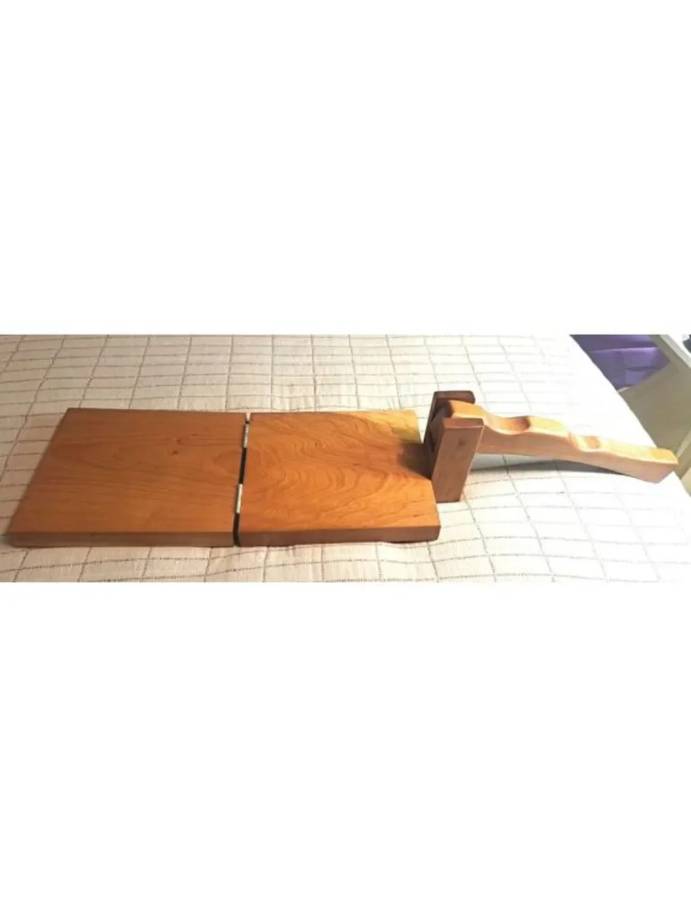 Vintage Large Handcrafted Solid Wood Tortilla Press 11